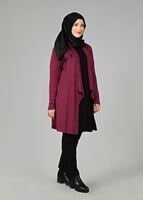 Tesettür giyim BORDO 2552 TUNİK