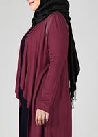 Tesettür giyim BORDO 2552 TUNİK