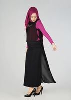 Tesettür giyim FUŞYA 4041 TUNİK