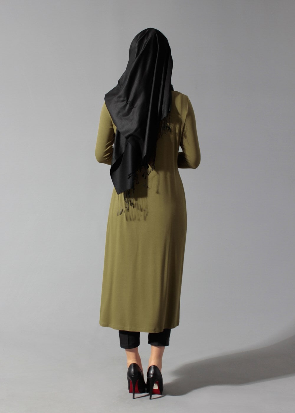 Tesettür giyim YEŞİL 4052 TUNİK