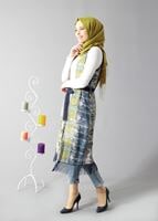 Tesettür giyim YEŞİL 4054 TUNİK