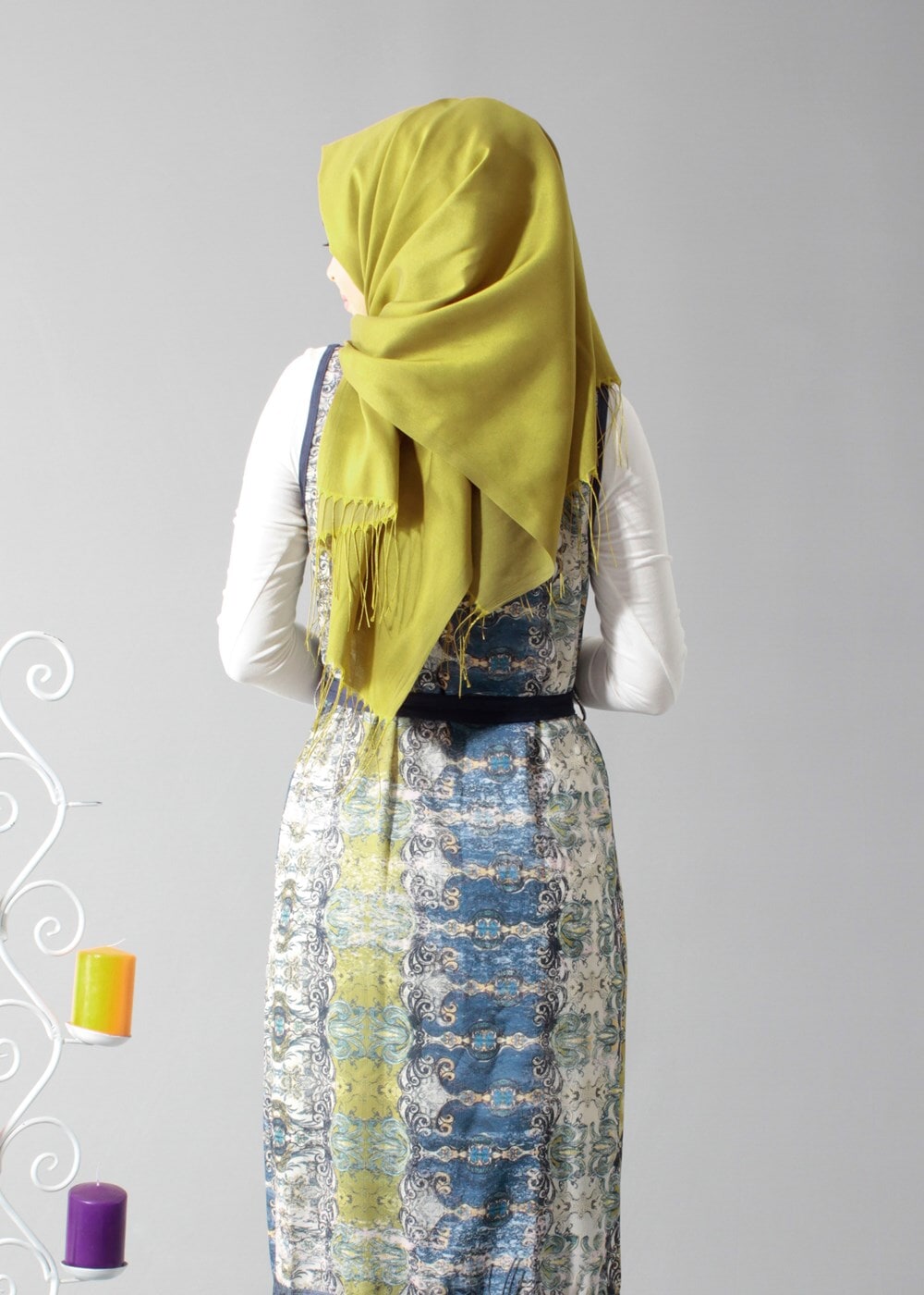 Tesettür giyim YEŞİL 4054 TUNİK