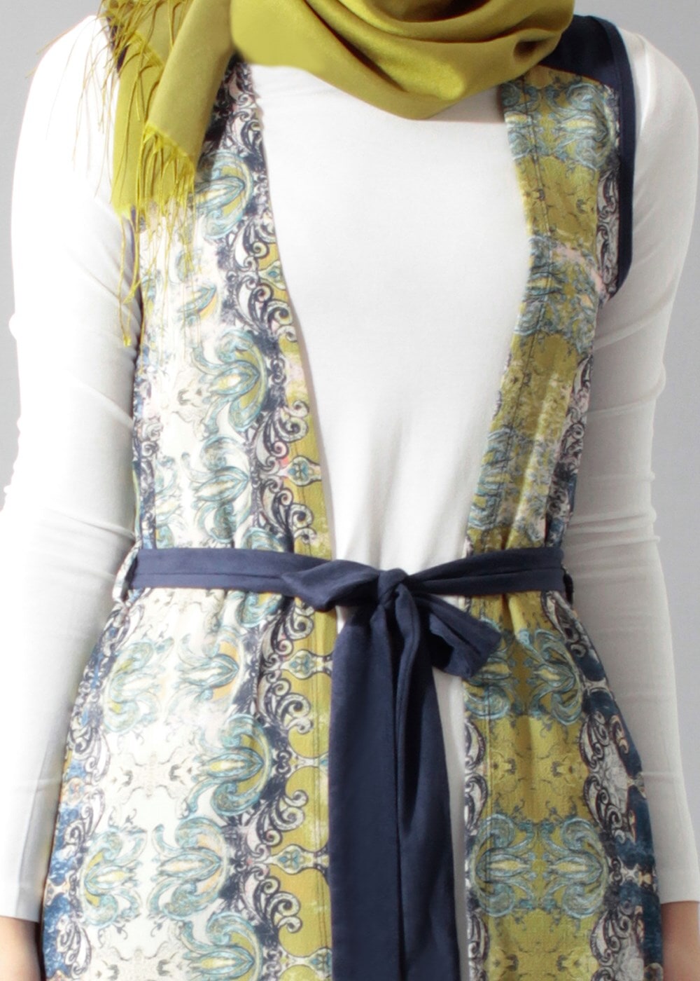 Tesettür giyim YEŞİL 4054 TUNİK