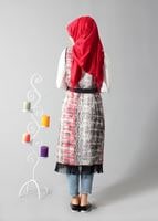 Tesettür giyim BORDO 4054 TUNİK