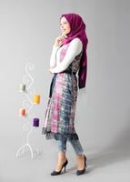 Tesettür giyim FUŞYA 4054 TUNİK