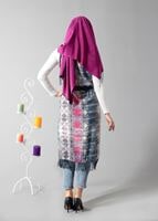 Tesettür giyim FUŞYA 4054 TUNİK