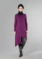 Tesettür giyim FUŞYA 4055 TUNİK
