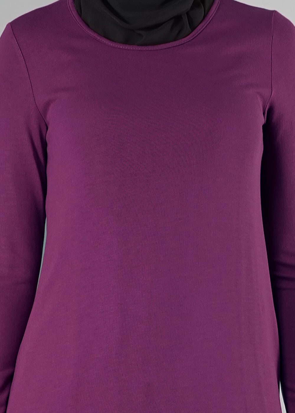 Tesettür giyim FUŞYA 4055 TUNİK