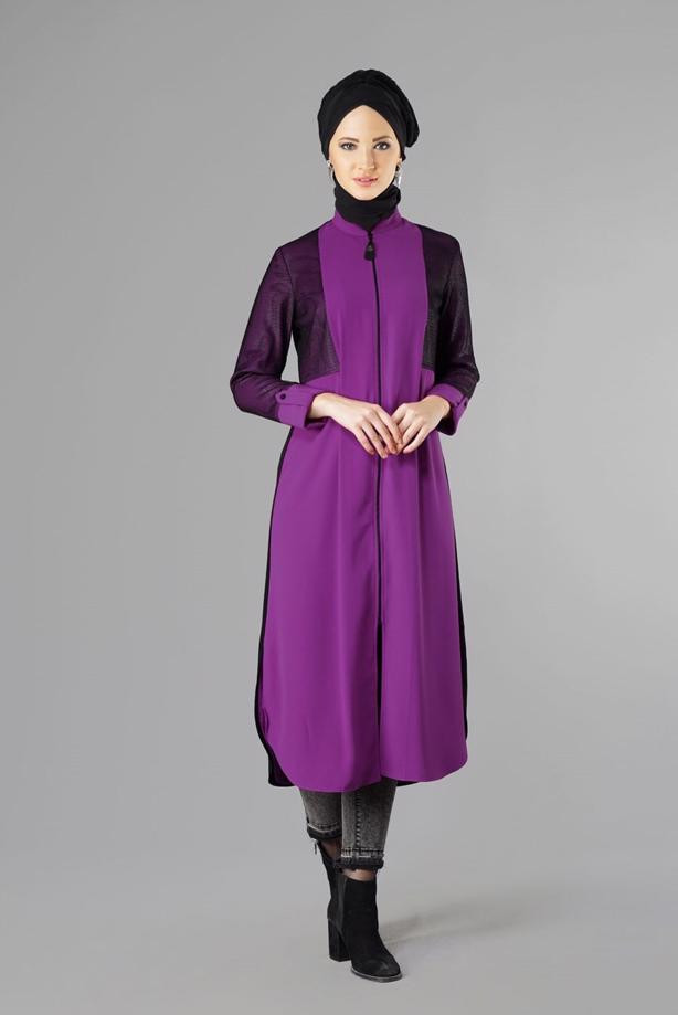 Vêtements hijab  ZIPPED TUNIC 4065  - TRENDTESETTÜR