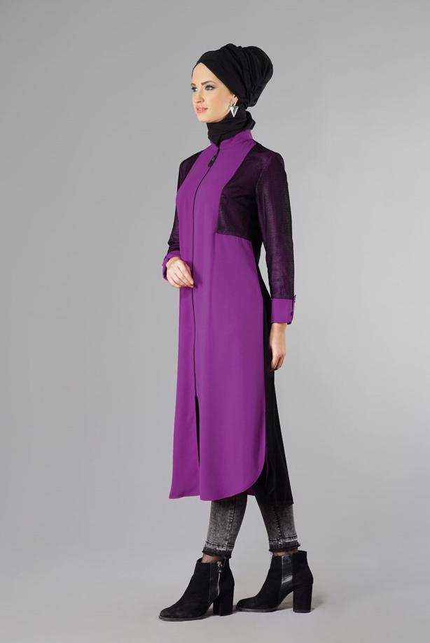 Vêtements hijab  ZIPPED TUNIC 4065  - TRENDTESETTÜR