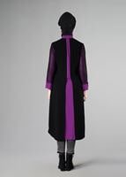 Vêtements hijab POURPRE TUNIQUE ZIPPÉE 4065