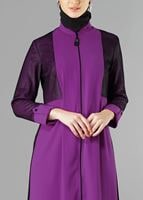 Vêtements hijab POURPRE TUNIQUE ZIPPÉE 4065
