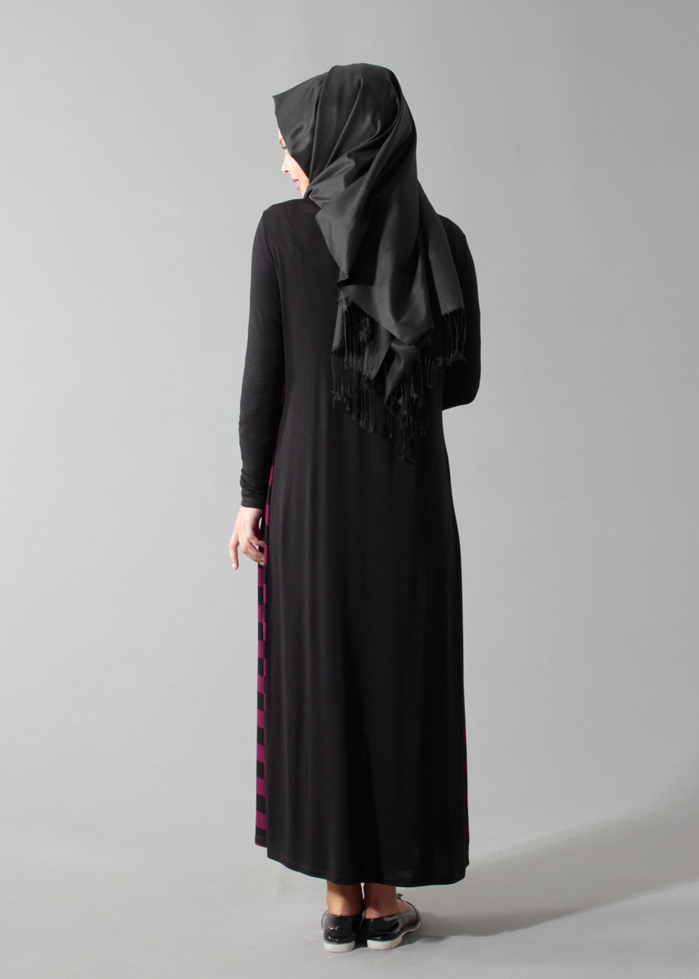 Tesettür giyim FUŞYA 4086 CEKET