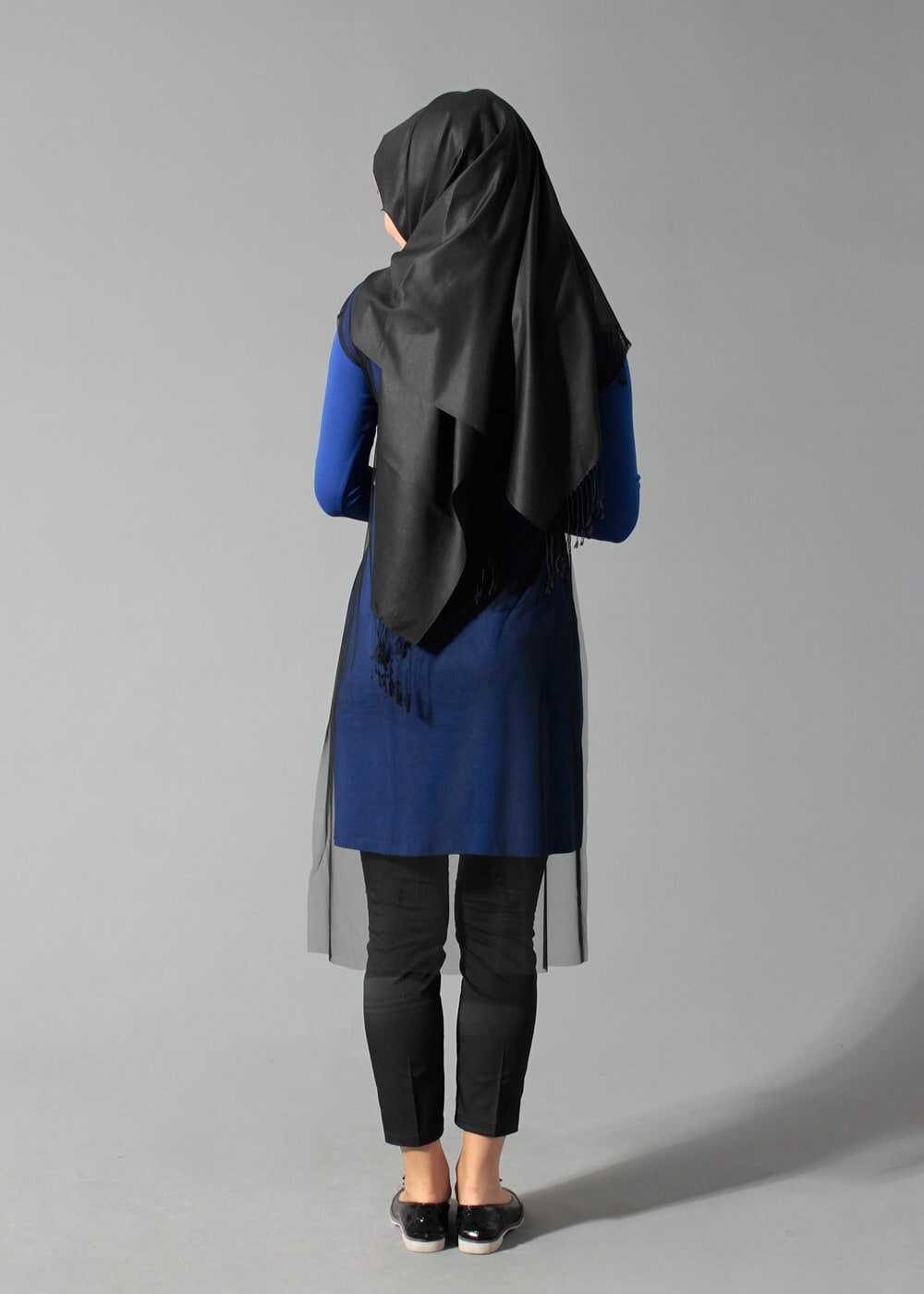 Tesettür giyim LACİVERT 4098 TUNİK