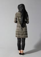 Tesettür giyim HAKİ 4166 TUNİK