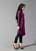 Tesettür giyim FUŞYA 4186 TUNİK