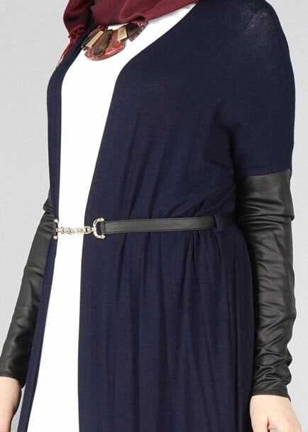 Tesettür giyim LACİVERT 4352 TUNİK