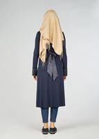 Tesettür giyim LACİVERT 4384 TUNİK