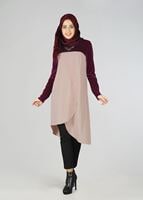 Tesettür giyim BEJ 4391 TUNİK