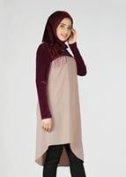 Tesettür giyim BEJ 4391 TUNİK
