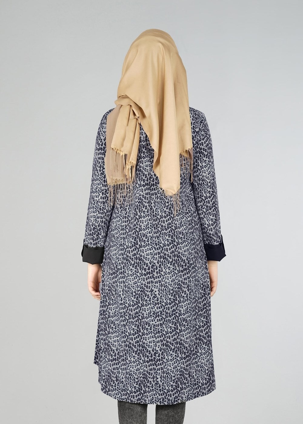 Tesettür giyim SİYAH 4407-1 TUNİK