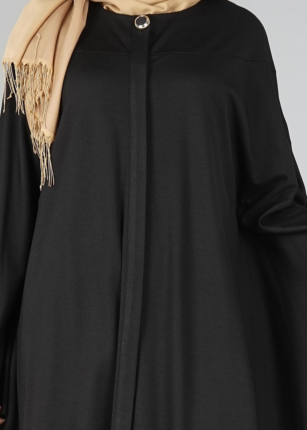 Tesettür giyim SİYAH YARASA KOL TUNİK 4437 