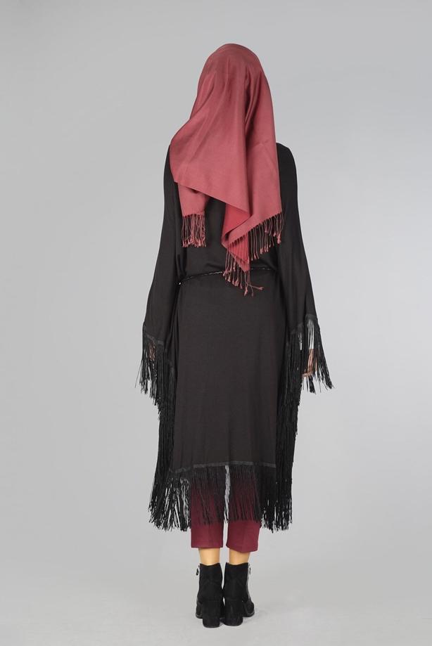 Vêtements hijab  TIE-FRONT FRINGED TUNIC 4452  - TRENDTESETTÜR