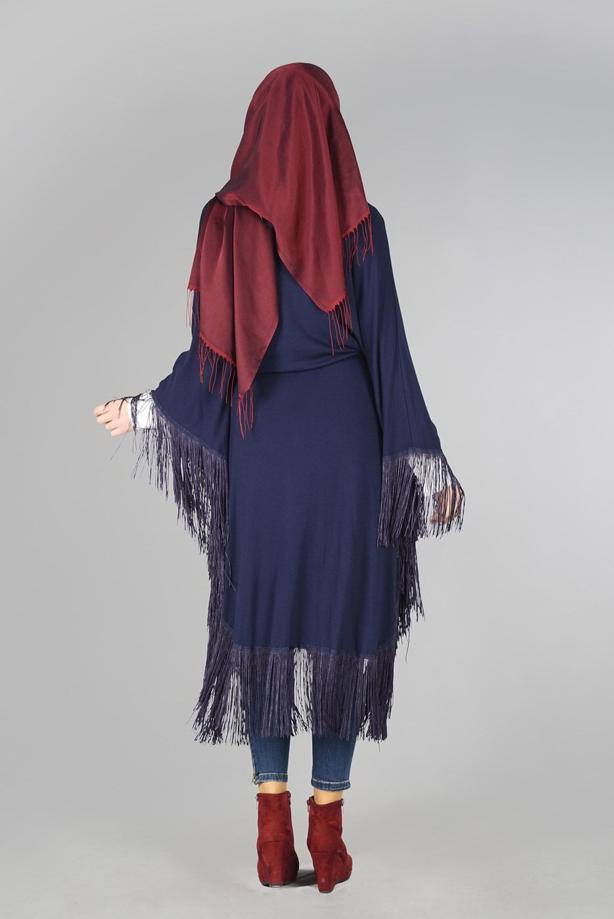 Vêtements hijab  TIE-FRONT FRINGED TUNIC 4452  - TRENDTESETTÜR