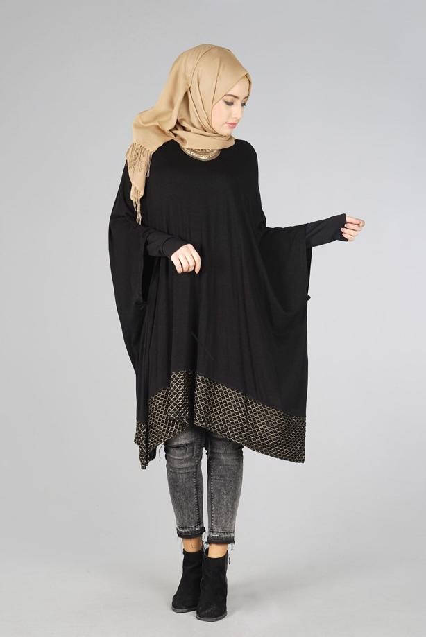 Vêtements hijab  ASYMMETRIC CUT TUNIC 4483  - TRENDTESETTÜR