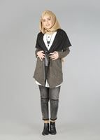 Tesettür giyim VİZON DERİ KUŞAKLI TUNİK 4523 