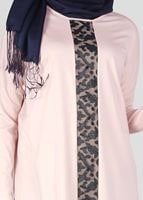 Tesettür giyim PUDRA DESENLİ TUNİK 4529 
