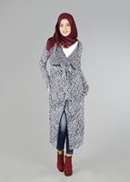 Tesettür giyim LACİVERT DESENLİ TUNİK 4554 