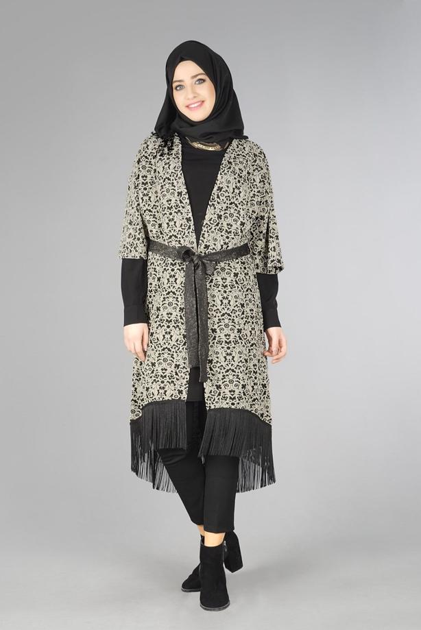 Vêtements hijab  BELTED TUNIC 4556  - TRENDTESETTÜR
