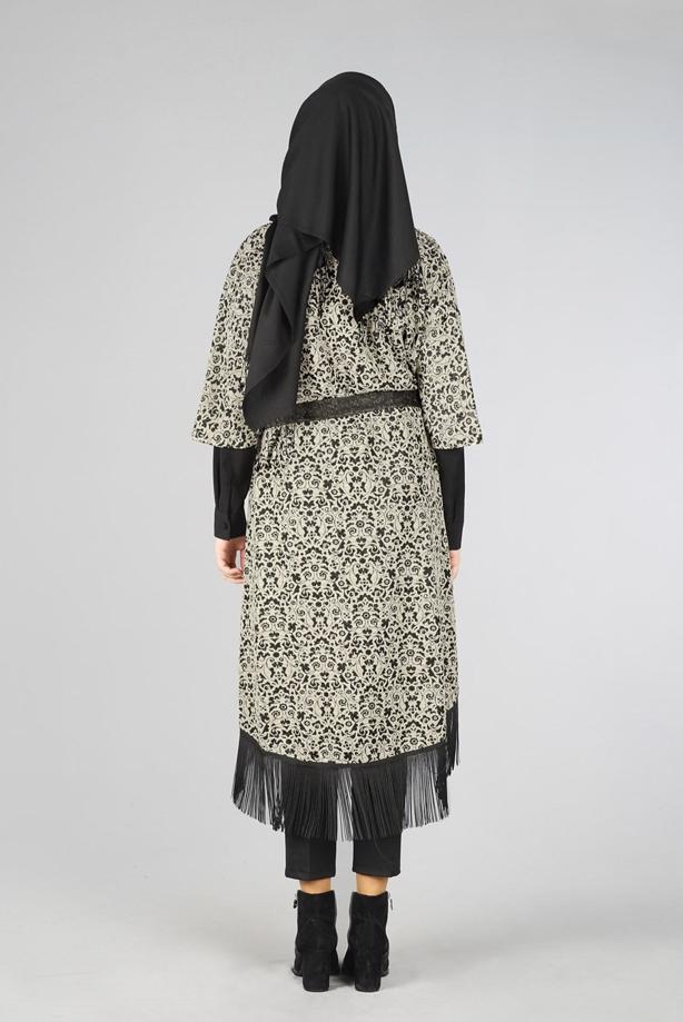 Vêtements hijab  BELTED TUNIC 4556  - TRENDTESETTÜR