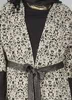 Hijab clothing BLACK BELTED TUNIC 4556 