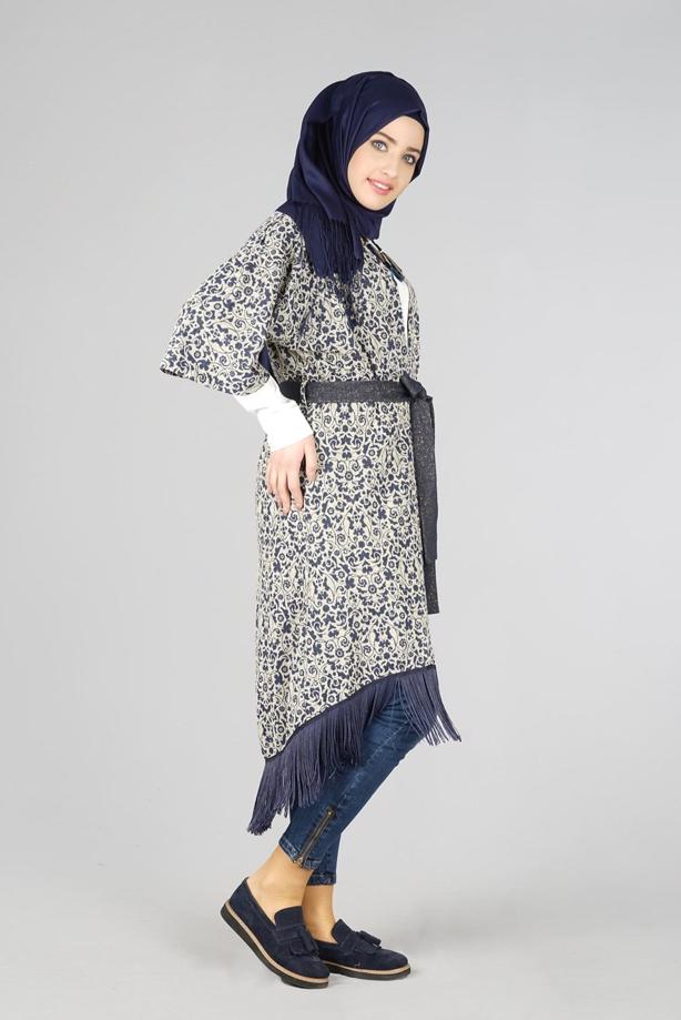 Vêtements hijab  BELTED TUNIC 4556  - TRENDTESETTÜR