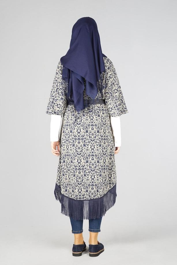 Vêtements hijab  BELTED TUNIC 4556  - TRENDTESETTÜR