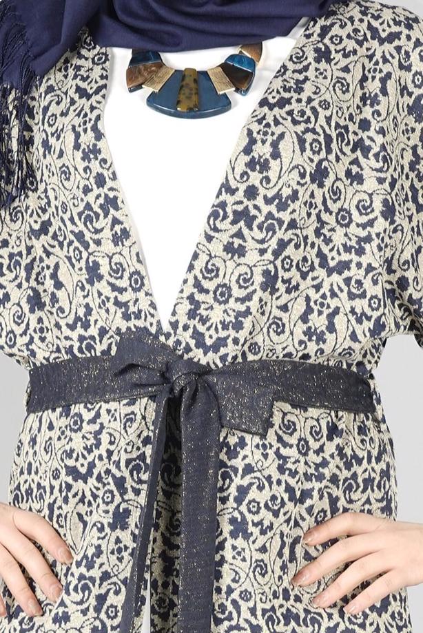 Vêtements hijab  BELTED TUNIC 4556  - TRENDTESETTÜR