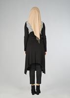 Tesettür giyim SİYAH 4560 TUNİK