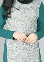 Tesettür giyim YEŞİL 4560 TUNİK