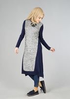 Tesettür giyim LACİVERT 4560 TUNİK