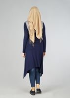 Tesettür giyim LACİVERT 4560 TUNİK