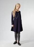 Tesettür giyim MOR BASIC BİSİKLET YAKA TUNİK 4810-2 