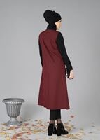 Tesettür giyim BORDO 621 TUNİK