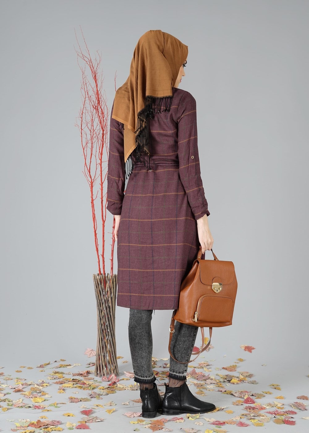 Tesettür giyim MÜRDÜM 0784 TUNİK