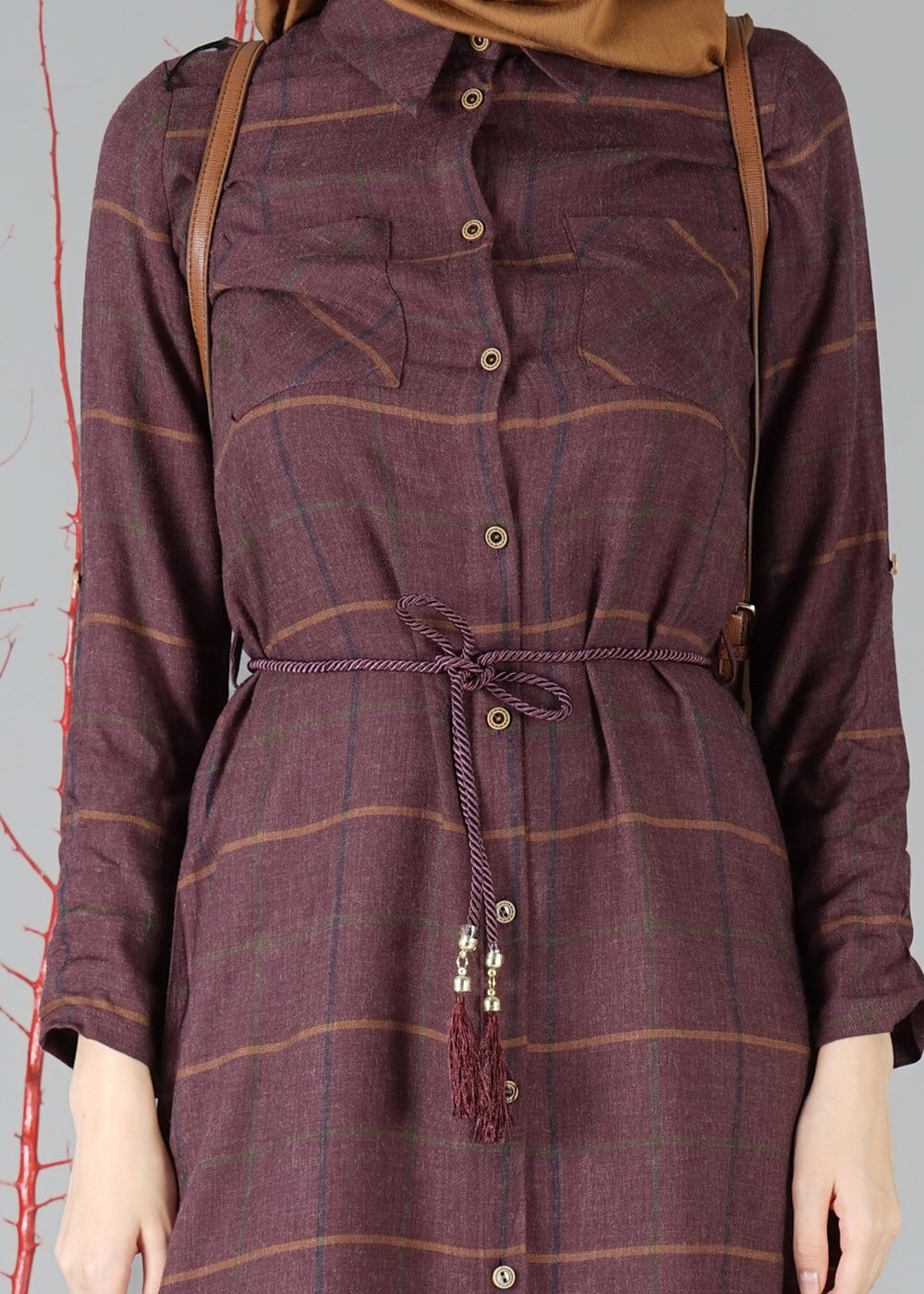 Tesettür giyim MÜRDÜM 0784 TUNİK