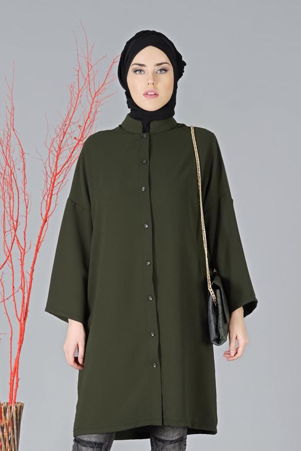 Vêtements hijab  BUTTONED TUNIC 5011  - TRENDTESETTÜR