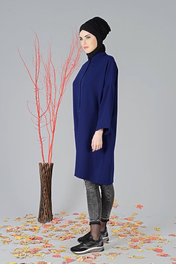 Vêtements hijab  BUTTONED TUNIC 5011  - TRENDTESETTÜR