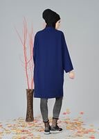 Vêtements hijab BLEU MARINE TUNIQUE À BOUTONNÉE 5011