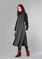 Tesettür giyim SİYAH 6028 YELEK